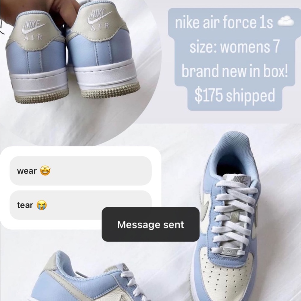SOLD—Nike Air Force 1s - Picture 2 of 2